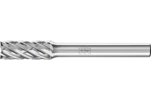 Hardmetalen hoogrendementsstiftfrees STEEL cilinder ZYAS met kopvertanding Ø 08x20 mm stift-Ø 6 mm staal 1