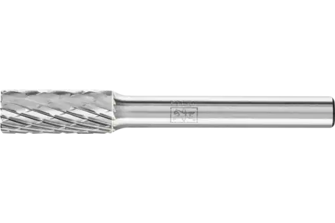Fresa metallo duro per uso professionale TOUGH cilindrica ZYAS taglio frontale Ø 08x20 mm, gambo Ø 6 mm resistente agli urti 1