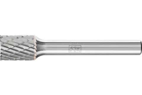 Hardmetalen stiftfrees cilinder ZYAS met kopvertanding Ø 10x13 mm stift-Ø 6 mm Z3P universeel middel met kruisvertanding 1
