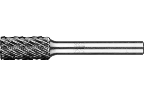 Tungsten carbide high-performance burr ALLROUND cylindrical ZYAS end dia. 10x20mm shank dia. 6mm HICOAT steel 1