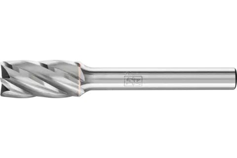 Fresa metallo duro per uso professionale ALU cilindrica ZYAS taglio frontale Ø 10x20 mm, gambo Ø 6 mm alluminio/metalli non ferrosi 1