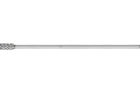 Wysokowydajny trzpień frezarski ze stopów twardych STEEL, kształt walcowy ZYAS z uzębieniem czołowym Ø 10x20 mm, trzonek Ø 6x150 mm, do stali 1