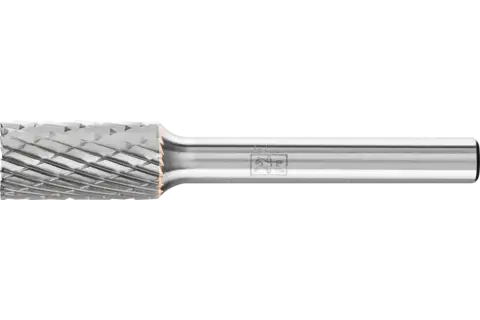 Hardmetalen stiftfrees cilinder ZYAS met kopvertanding Ø 10x20 mm stift-Ø 6 mm Z3P universeel middel met kruisvertanding 1