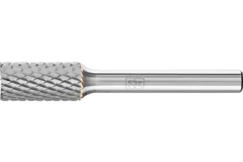 Hartmetall Frässtift Zylinder ZYAS stirnverzahnt Ø 10x20mm Schaft-Ø 6mm Z4 universal mittel fein 1