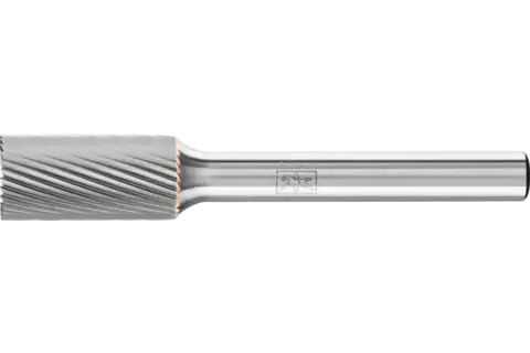 Hartmetall Frässtift Zylinder ZYAS stirnverzahnt Ø 10x20mm Schaft-Ø 6 mm Z5 universal fein 1