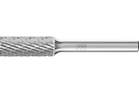 Fresa metallo duro cilindrica ZYAS con taglio frontale Ø 10x25 mm, gambo Ø 6 mm Z3P universale media, con rompitruciolo 1