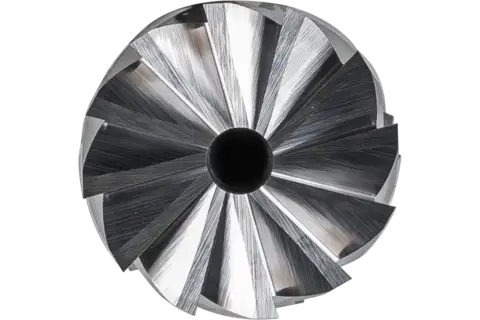 Fresa metallo duro per uso professionale CAST cilindrica ZYAS con taglio frontale Ø 12x25 mm, gambo Ø 6 mm per ghisa 2