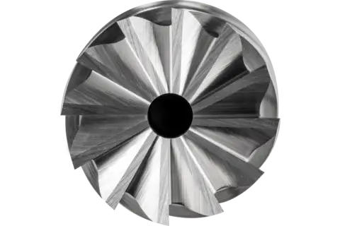 Hartmetall Hochleistungsfrässtift INOX Zylinder ZYAS stirnverzahnt Ø 12x25mm Schaft-Ø 6mm Edelstahl 2