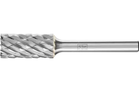 Fresa de metal duro de alto rendimiento STEEL forma cilíndrica ZYAS dentado frontal Ø 12x25 mm, mango Ø 6 mm, acero 1
