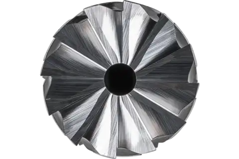 Fresa de metal duro de alto rendimiento STEEL cilíndrica ZYAS frontal Ø 12x25 mm, mango 6x150 mm acero, acero 2