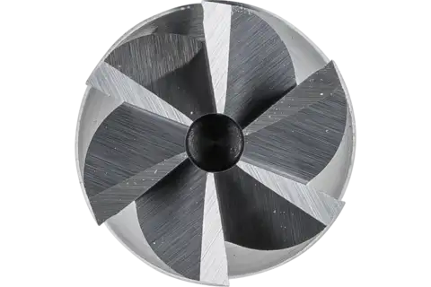Wysokowydajny trzpień frezarski ze stopów twardych ALU walcowy ZYAS z uzębieniem czołowym Ø 12 × 25 mm trzpień Ø 8 mm do alu/metali nieżelaznych 2