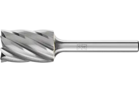 Hardmetalen hoogrendementsstiftfrees ALU cilinder ZYAS kop Ø 16x25 mm stift-Ø 6 mm aluminium/non-ferrometaal 1