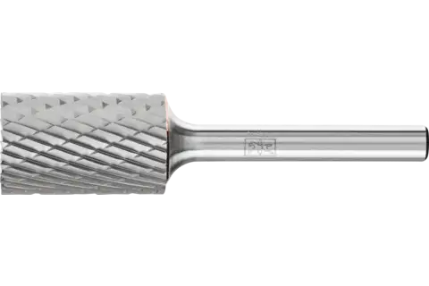 Fresa de metal duro forma cilíndrica ZYAS dentado frontal Ø 16x25 mm, mango Ø 6 mm, Z3P medio universal, con dentado cruzado 1