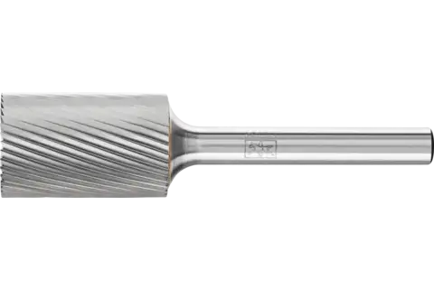 Fresa de metal duro cilíndrica ZYAS dentado frontal Ø 16x25 mm, mango Ø 6 mm, Z5 fino universal 1